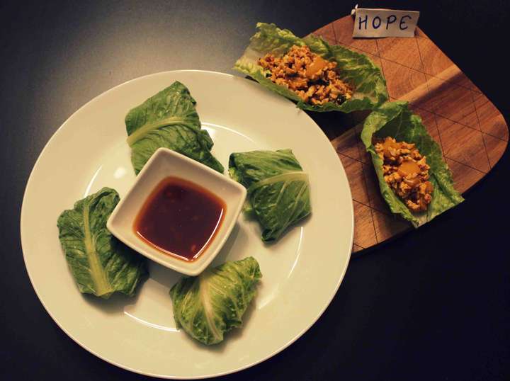Paneer Lettuce Wraps