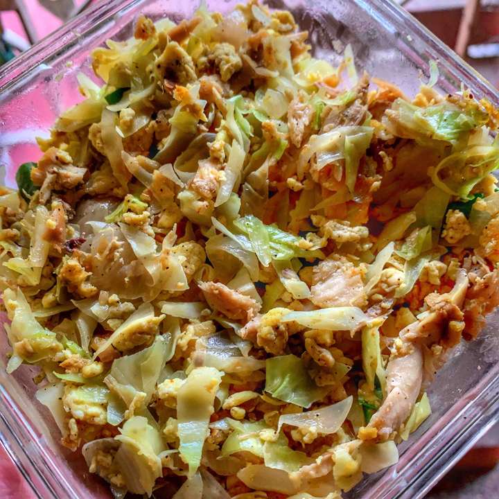 Chicken & Cabbage salad. 