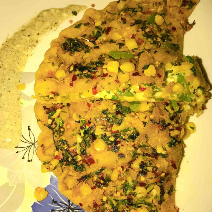 Veg cheese garlic bread 