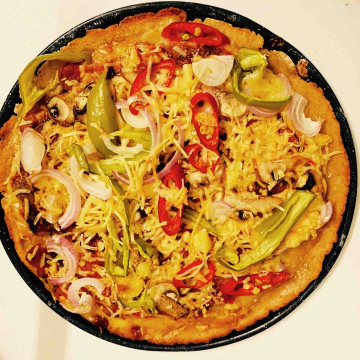 Veg Pizza ( Soya - Multigrain base )