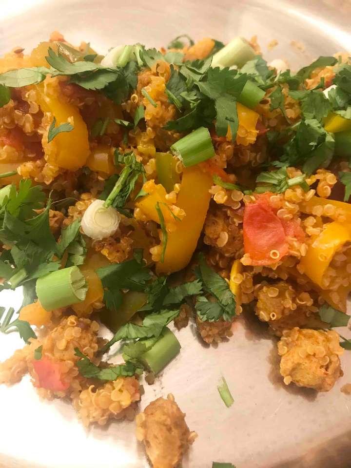 Veggie Soya fry with Quinoa