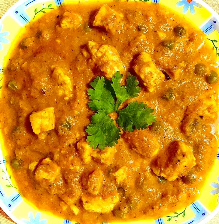 Paneer-Peas Curry