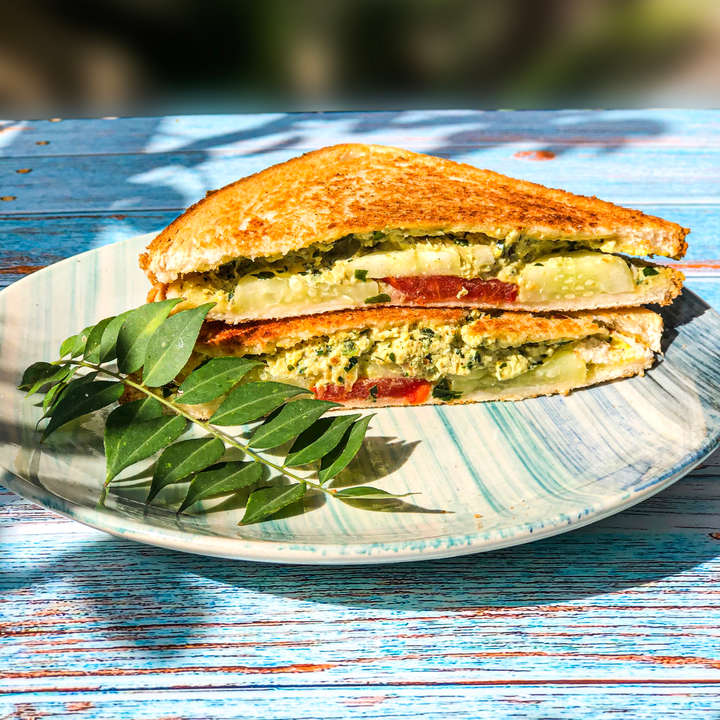 Paneer Curry Leave Sandwich