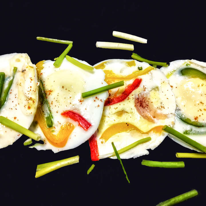 steamed Pepper Eggs