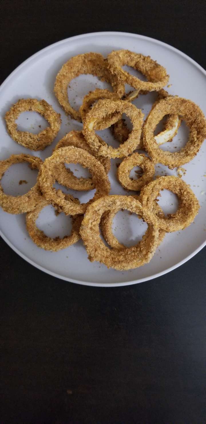 Air fried Onion Rings
