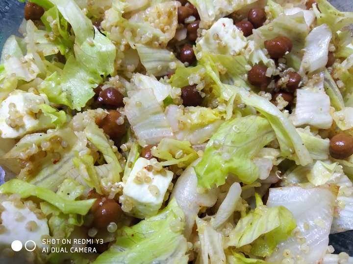 Quinoa paneer chana salad🥗