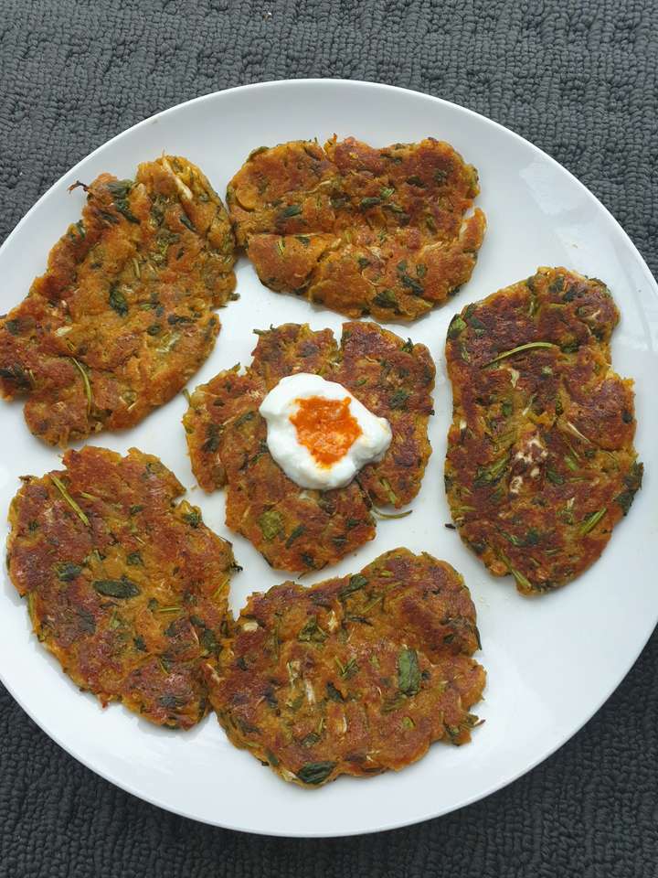 cheese soya random tikki