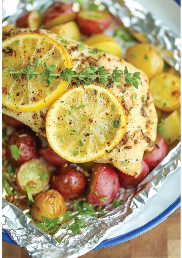 LEMON CHICKEN & POTATOES 