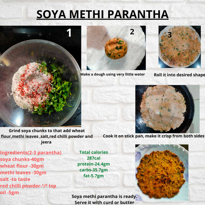 soya methi parantha