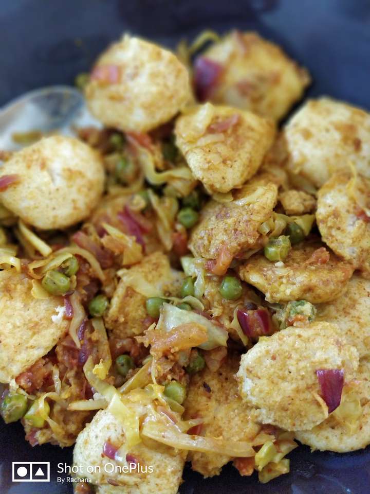 Instant Mini Masala Idli