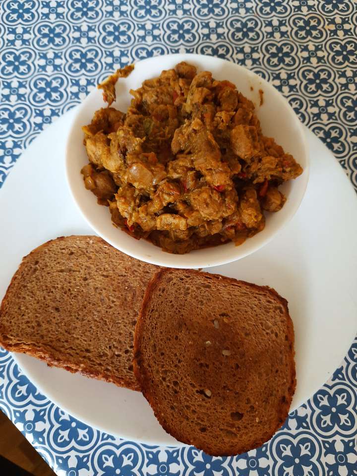 Soya Chunks Paav Bhaji 