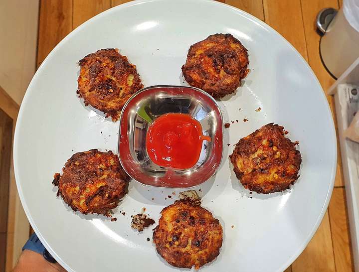 Low carb Cauli-Cheese cutlets