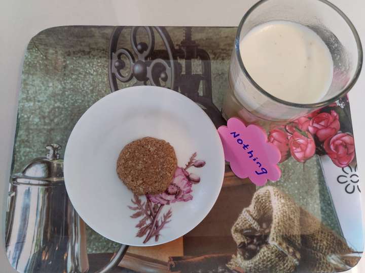 No bake almond butter oatmeal cookie, Whey protein