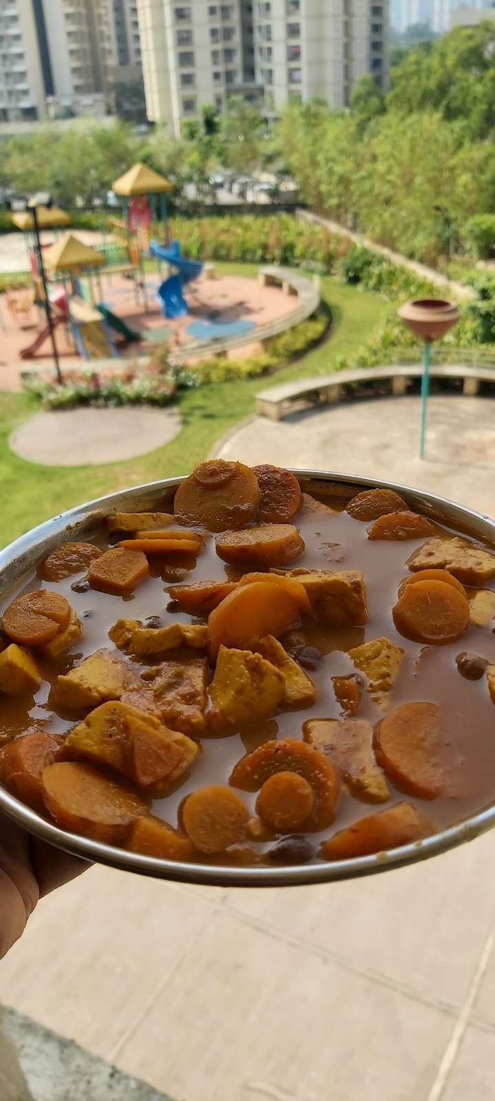 chana carrot n paneer masala