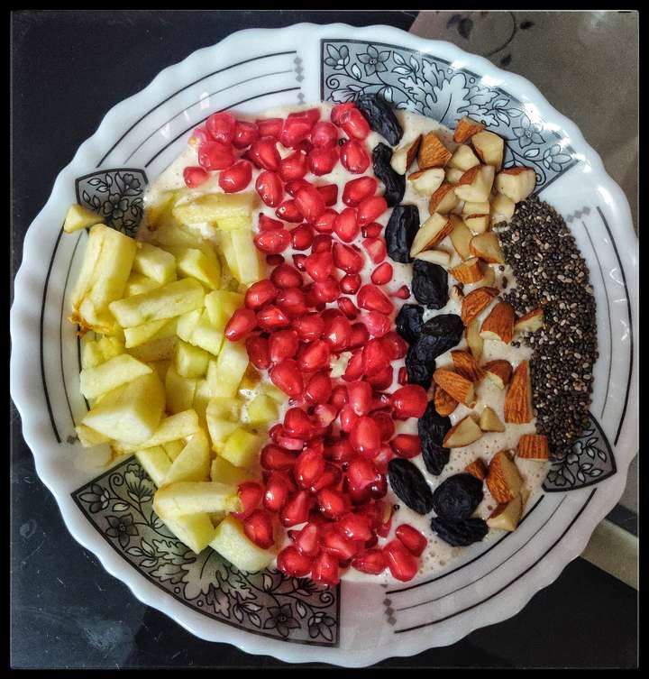 Oat as fruit cream