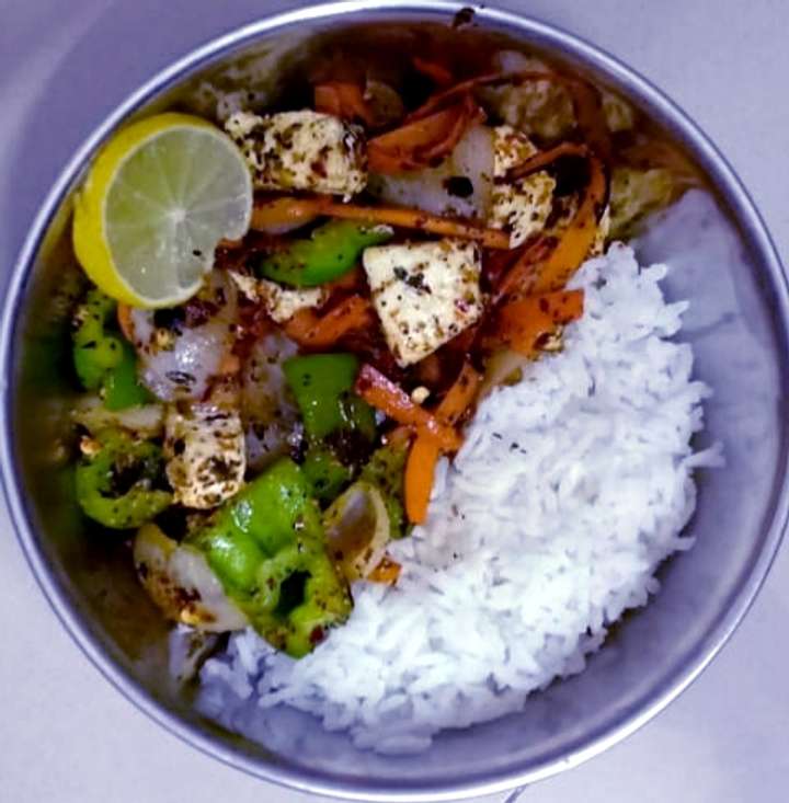 quickie stirfry( No oil cooking)