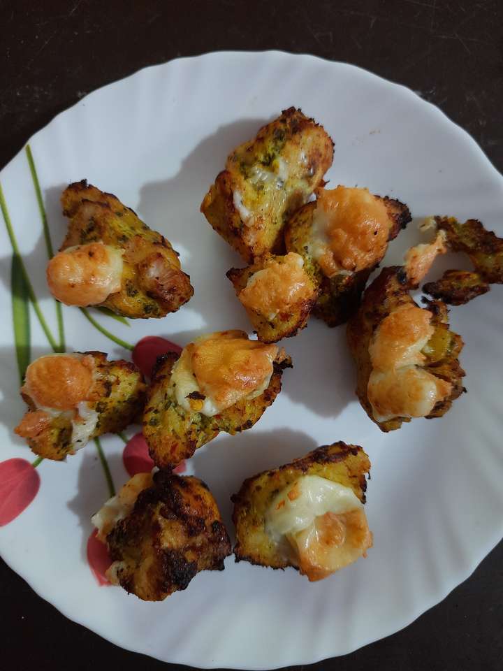 Cheesy airfried chicken
