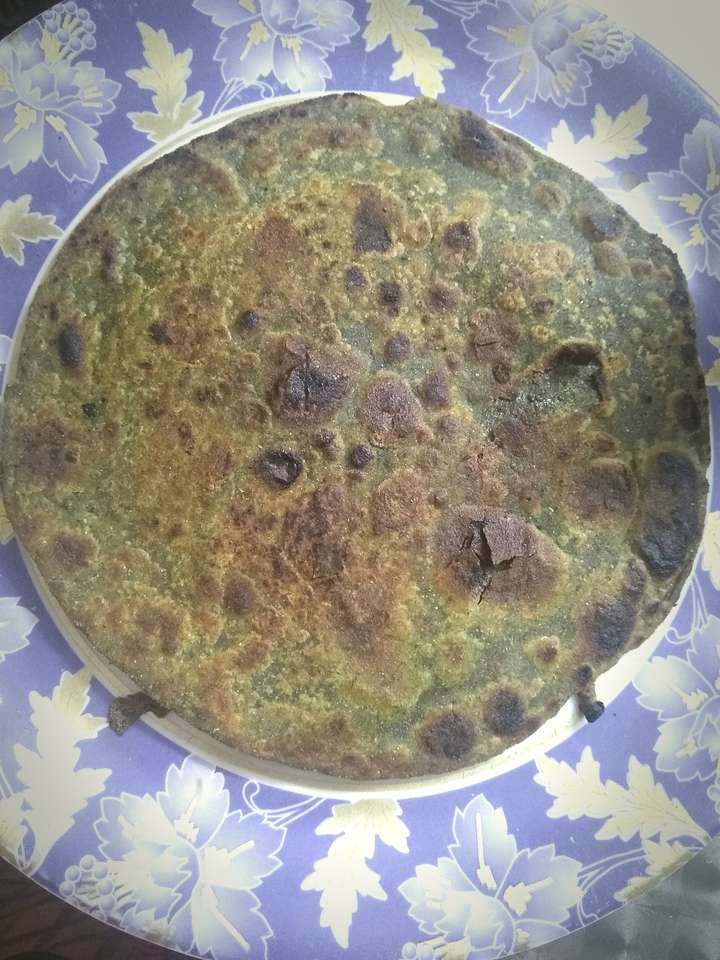 Soya Palak Aloo Cheese Parantha