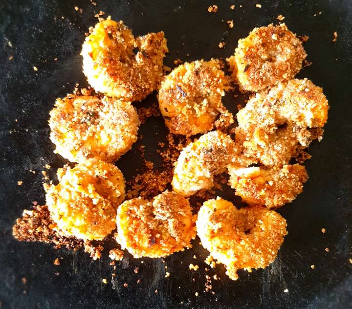 Crispy and Spicy jumbo prawns 