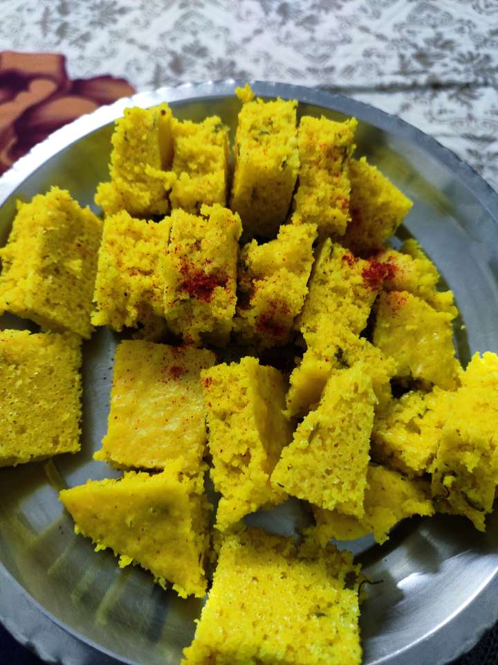 Oil free dhokla 