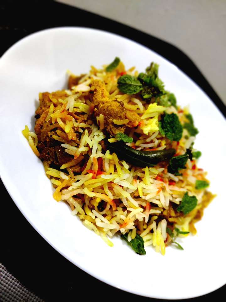 Hyderabadi chicken Dum Biryani
