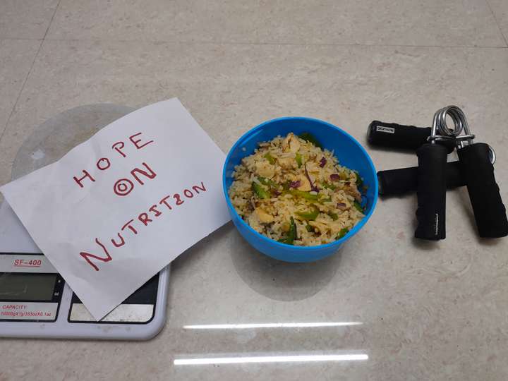 capsicum chicken fried rice 
