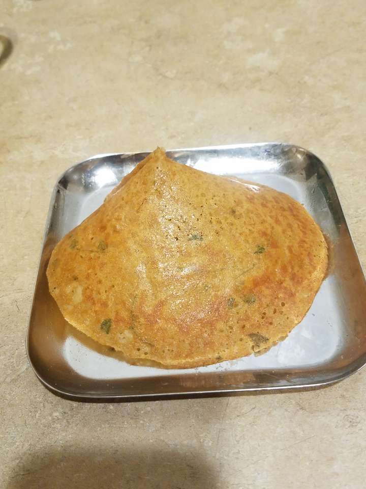 Pea protein isolate and wheat flour dosa