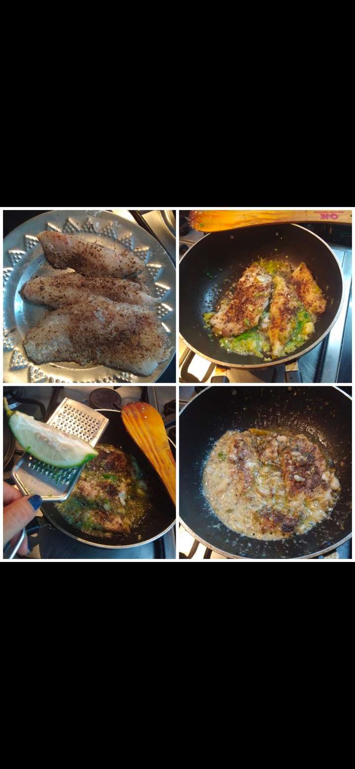 Butter garlic fish