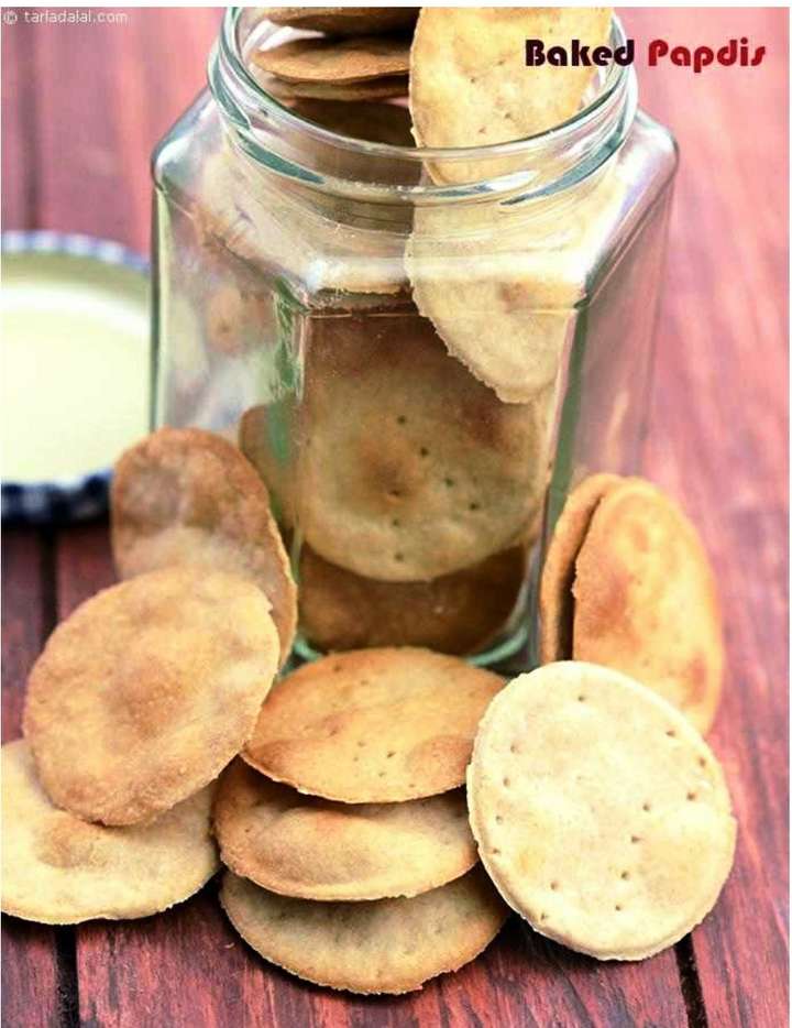 Baked papdis