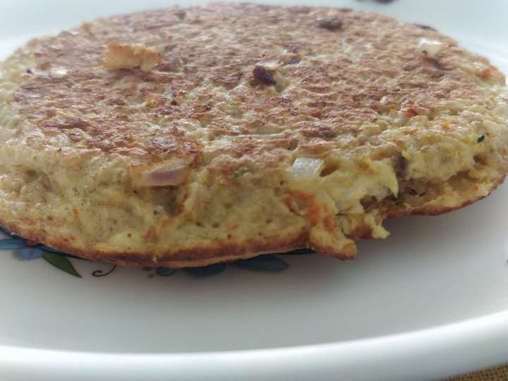 Oats + eggs chilla