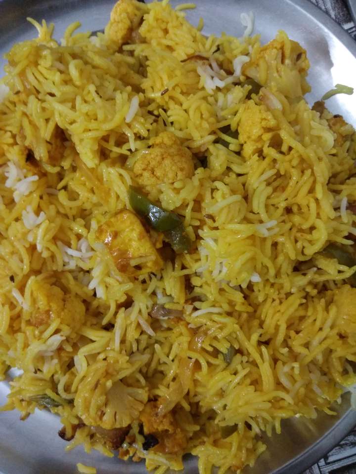Paneer Vegetable Dum Biryani