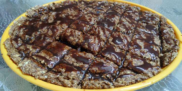 chocolate oats protein bar