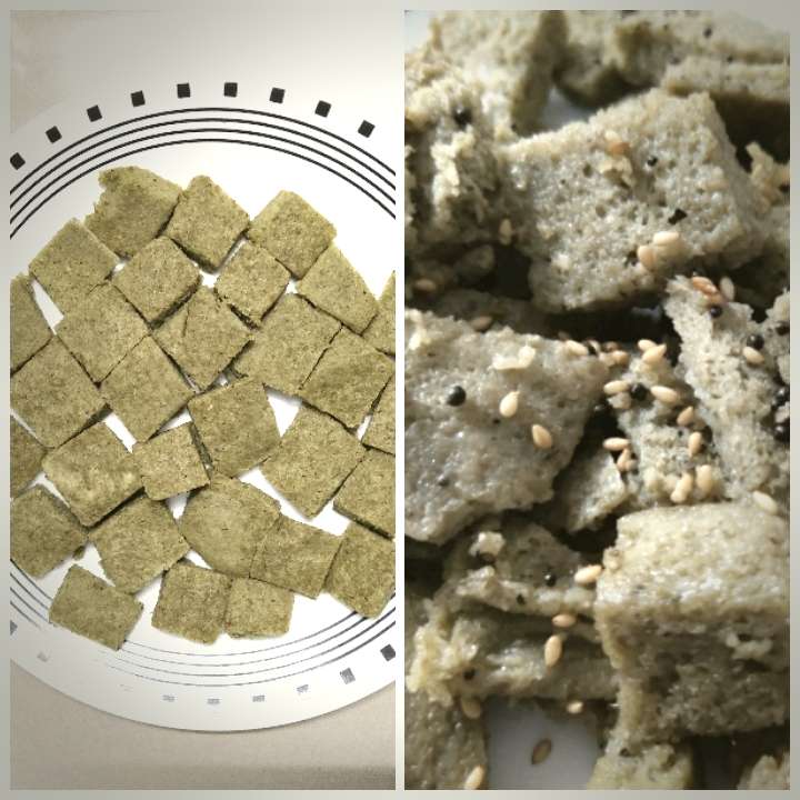 Moong Dal Dhokla (split green gram)
