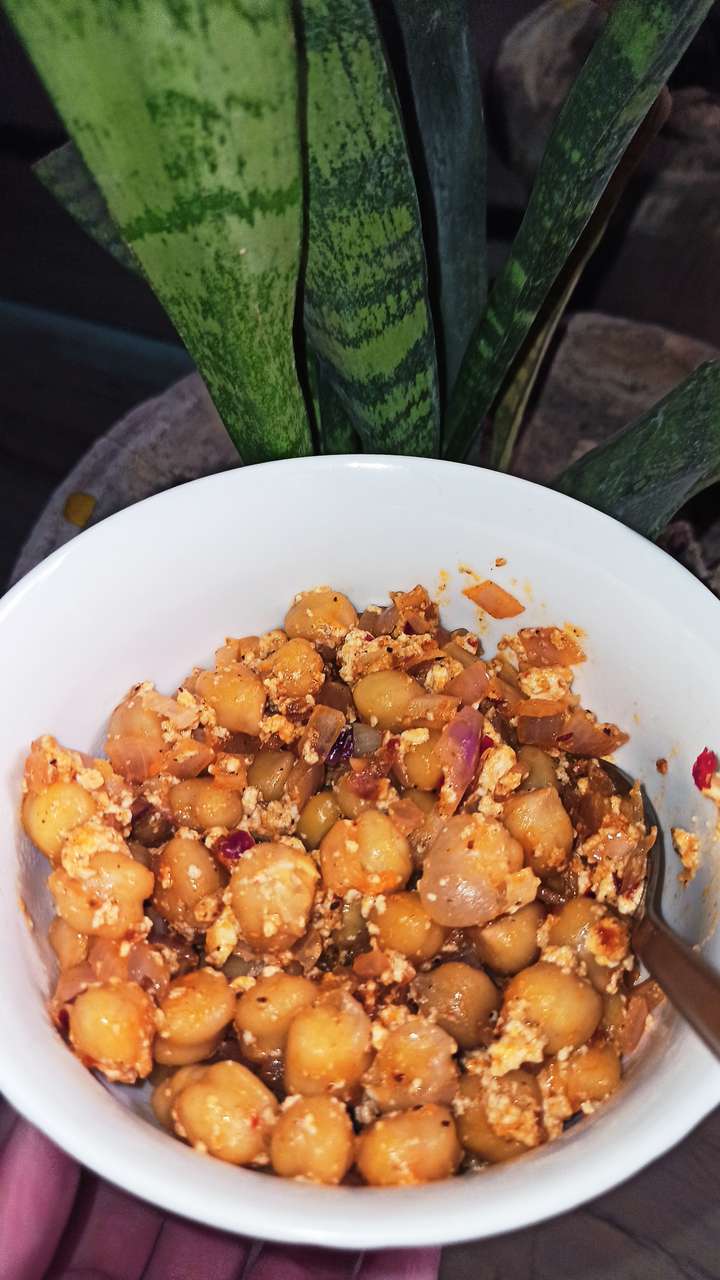 Healthy Channa Chaat 