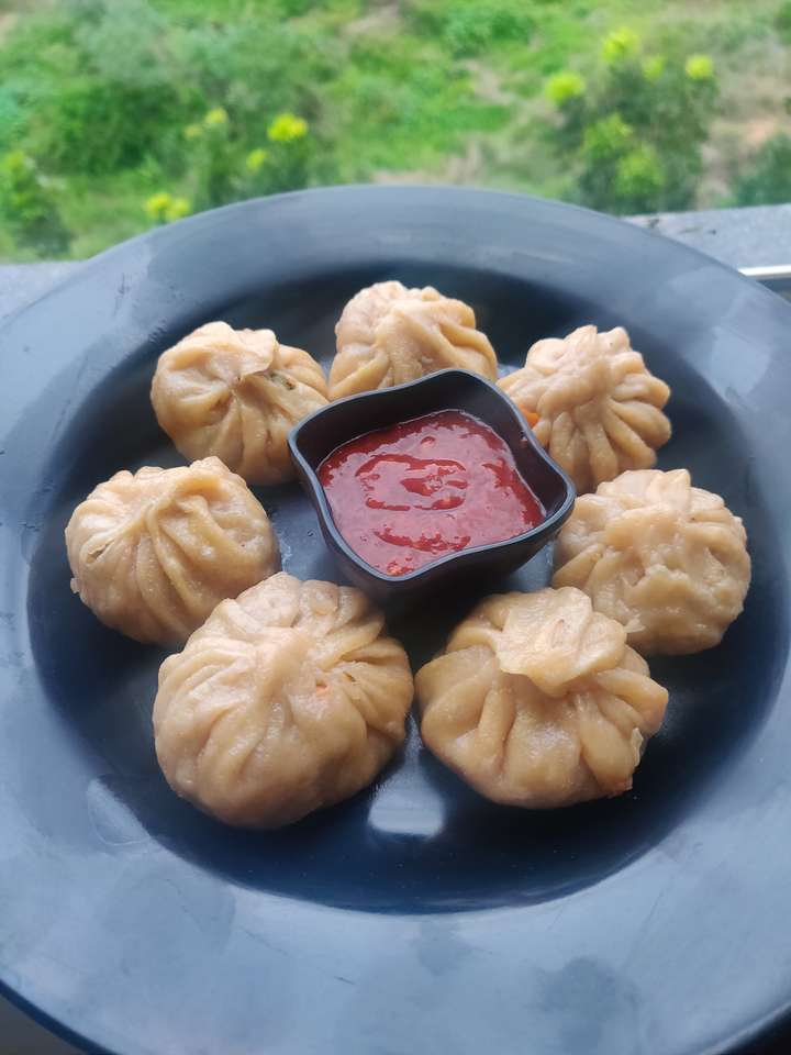 Soyabean momos