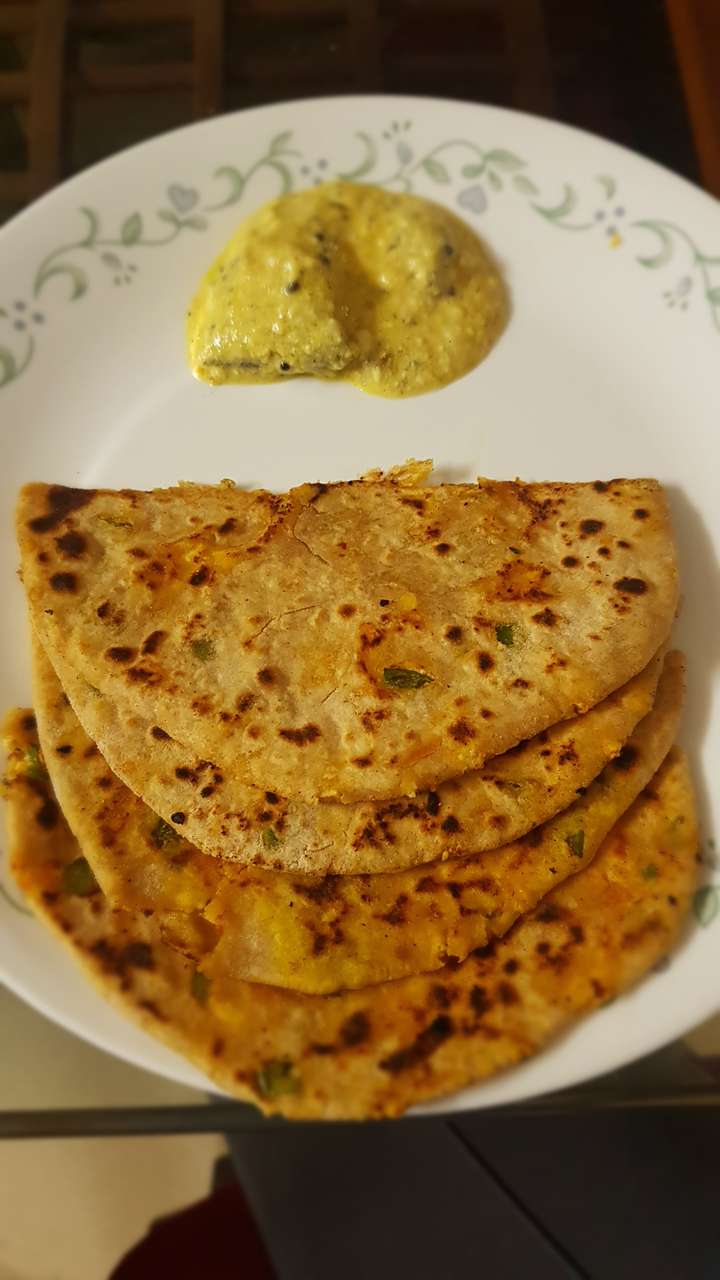 Paneer Paratha (Without Onion & Garlic)