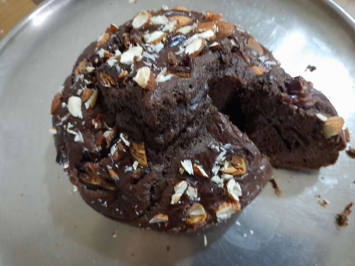 Almond n Dates Protien  Cake