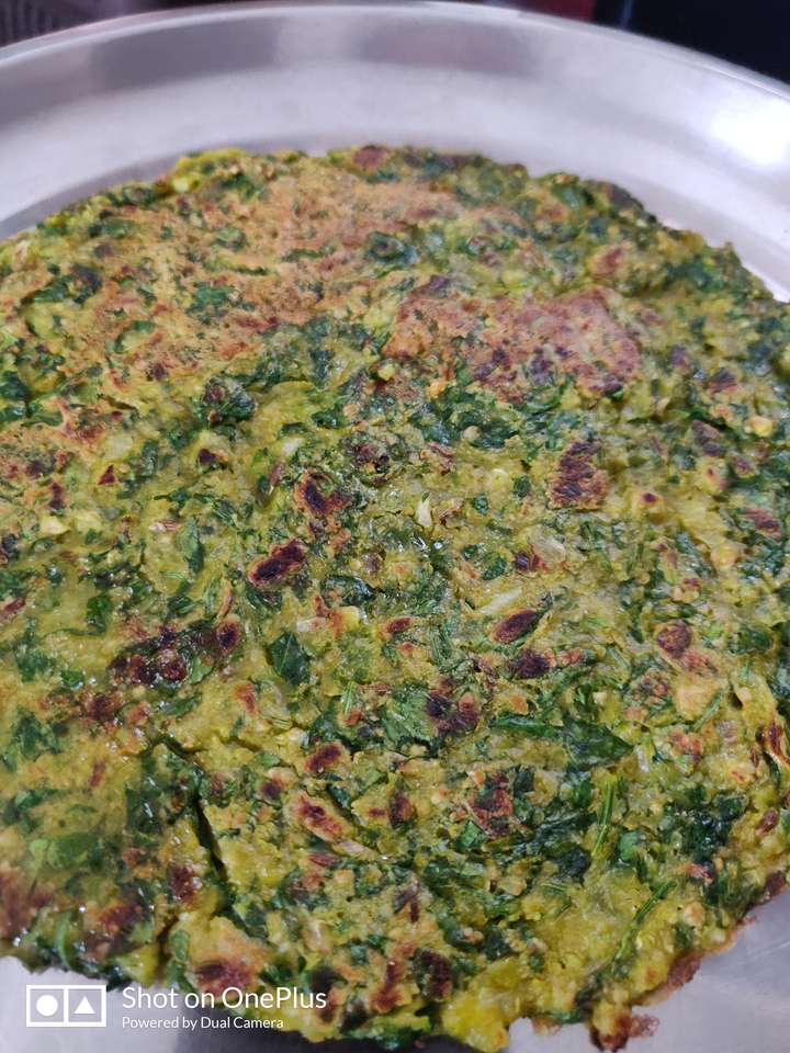 methi pancake