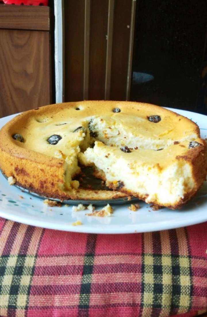 Blueberry cheesecake