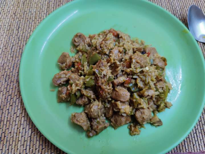 Soya mushroom rice