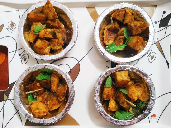 No Oil Fry Aloo Chat