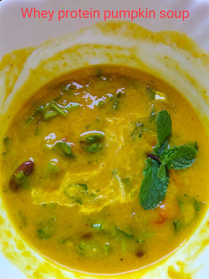 Protein pumpkin soup