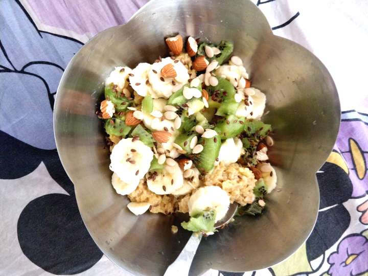 oats eggs porridge