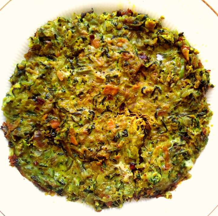 Egg fenugreek fry